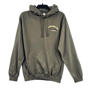 Just Hoods Olive B-52 Stratofortress Vietnam Hoodie Mens S Military Aviation